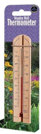 The Good Life Wooden Wall Thermometer